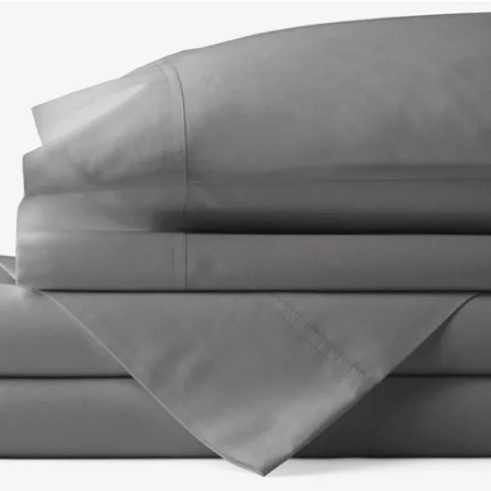 The Company Store Company Cotton™ Percale Flat Sheet - Picture 2 of 6
